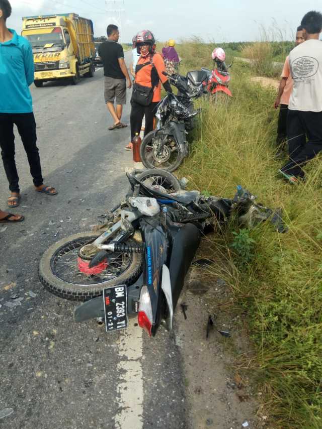 Braak.....! Laka Lantas Di Jalan Lintas Perawang Kembali Menelan Satu Korban Jiwa