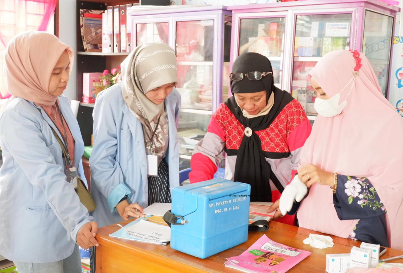 Mahasiswa KKN UNRI Bersama Tim Posyandu Desa Candi Rejo adakan Penyuluhan Stunting