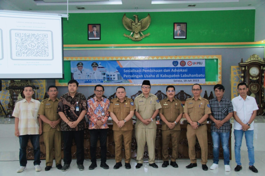 KPPU dan Pemkab Labuhanbatu Sosialisasi Pembinaan dan Persaingan Advokasi Bersama