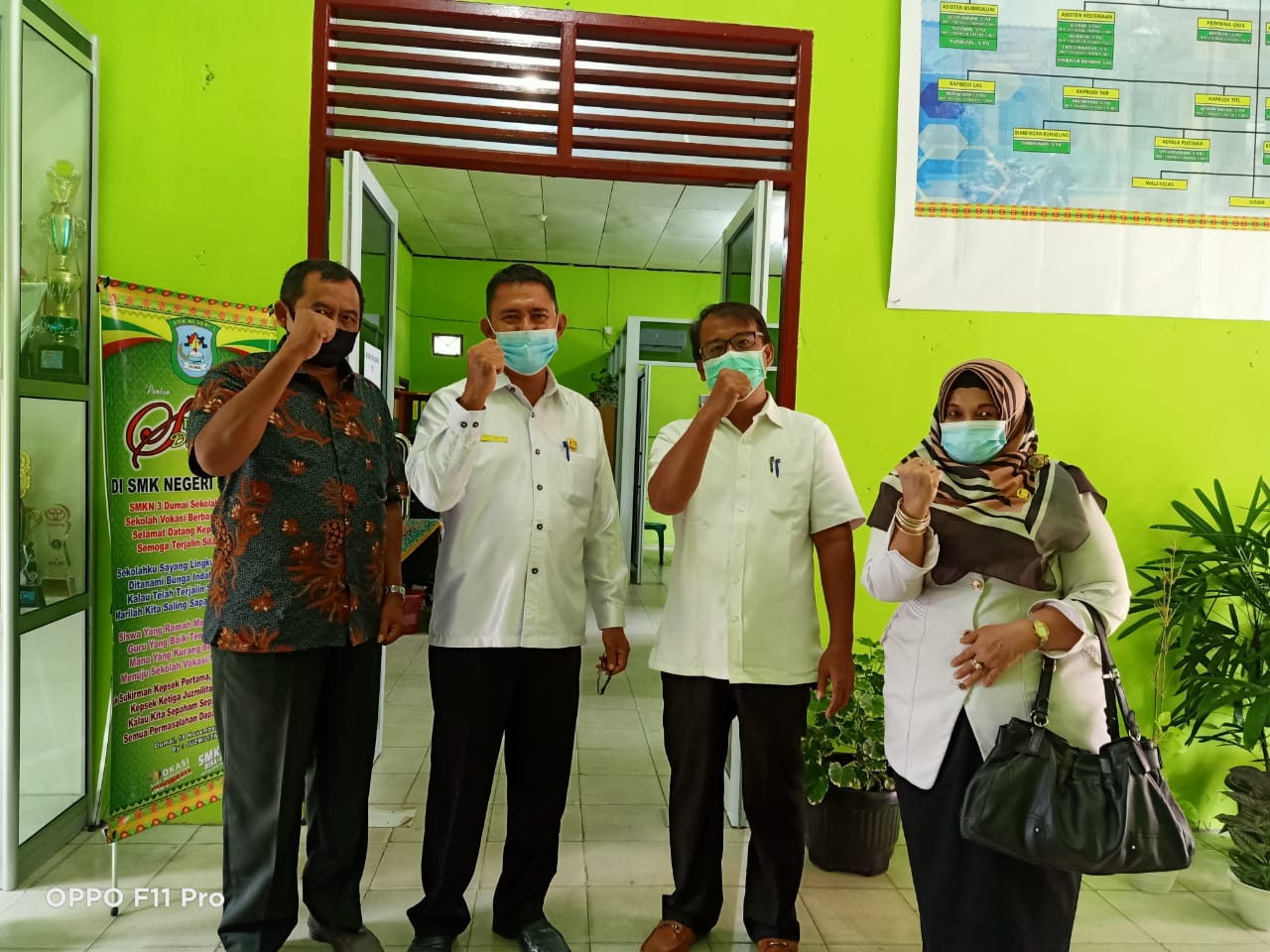 Dipantau Satgas Covid-19, SMKN 3 Dumai Siap Gelar PBM Tatap Muka