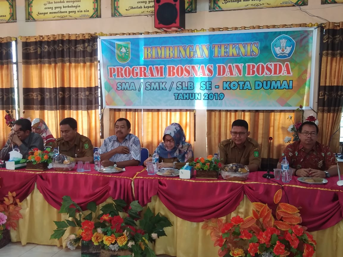 Bimtek Program Bosda & Bosda SMA/SMK/SLB Digelar Di SMKN 2 Dumai