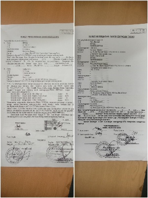 Telah Hilang Sebuah Surat Tanah Milik Karmiatin, Bagi Yang Menumukan Segera Hubungi