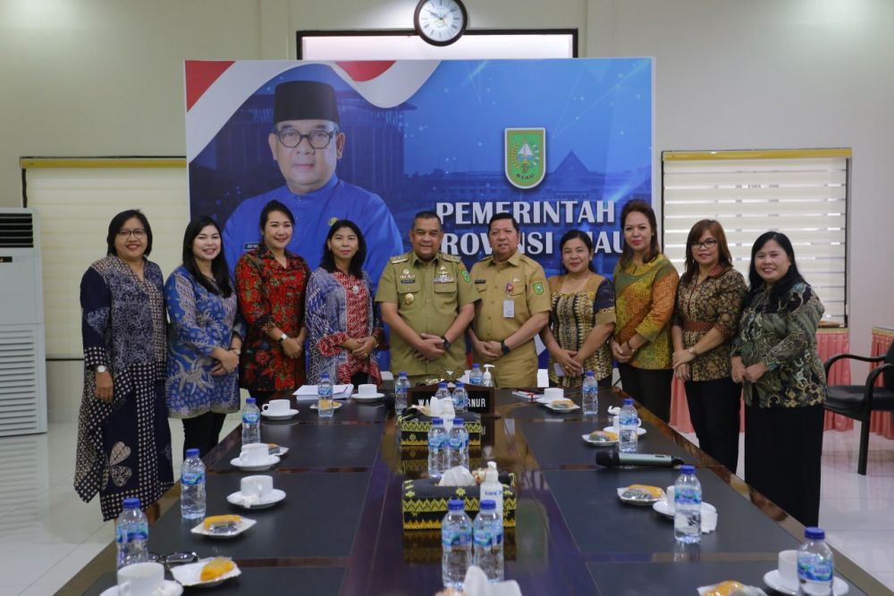 Wagubri Menerima Audiensi MUKI Provinsi Riau