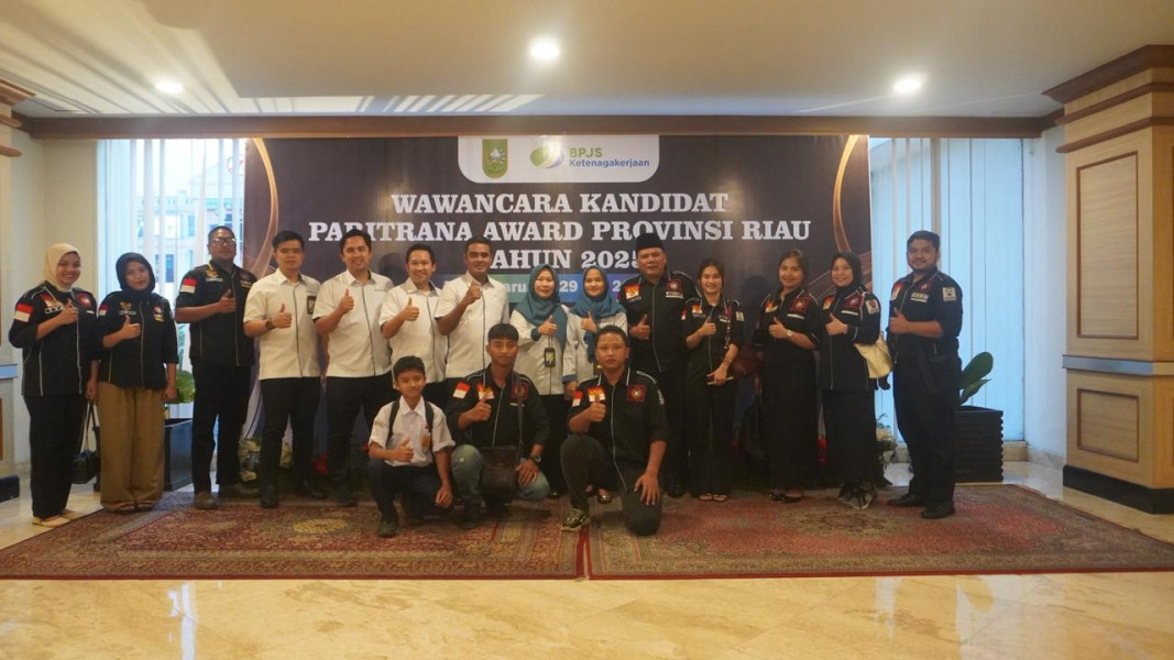 Jelang Event Paritrana Award 2025, Tim 9 adakan Seleksi Perusahaan dan UMKM Terbaik di Riau