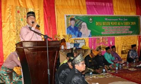 Desa Buluh Manis Gelar Syukuran Dan Hiburan Rakyat,Dihari Jadi Ke 6 Tahun