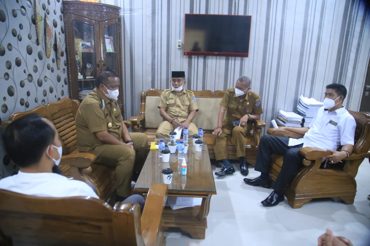 Jelang PSU, PJ.Bupati Labuhanbatu Kunjungi Pejabat Forkopimda