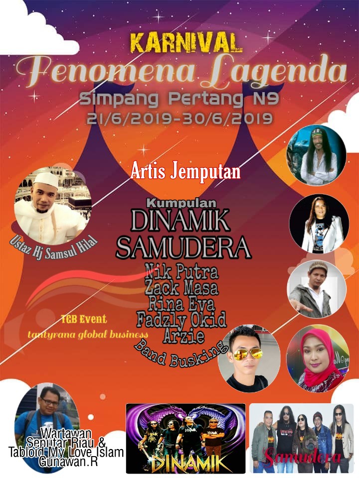 Pimred Tabloid Islam Dumai & Wartawan Seputar Riau Di Jemput Hadir di Karnaval Malaysia Usai Aidil F
