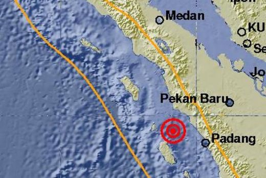 Gempa 5,2 SR Kembali Mengguncang Pariaman dan Padang