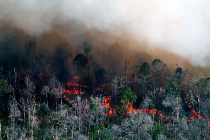 Di Bengkalis Titik Api Kembali Bermunculan