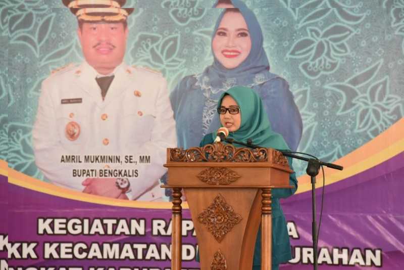 DPMD Bersama TP-PKK Gelar Raker Se-Bengkalis