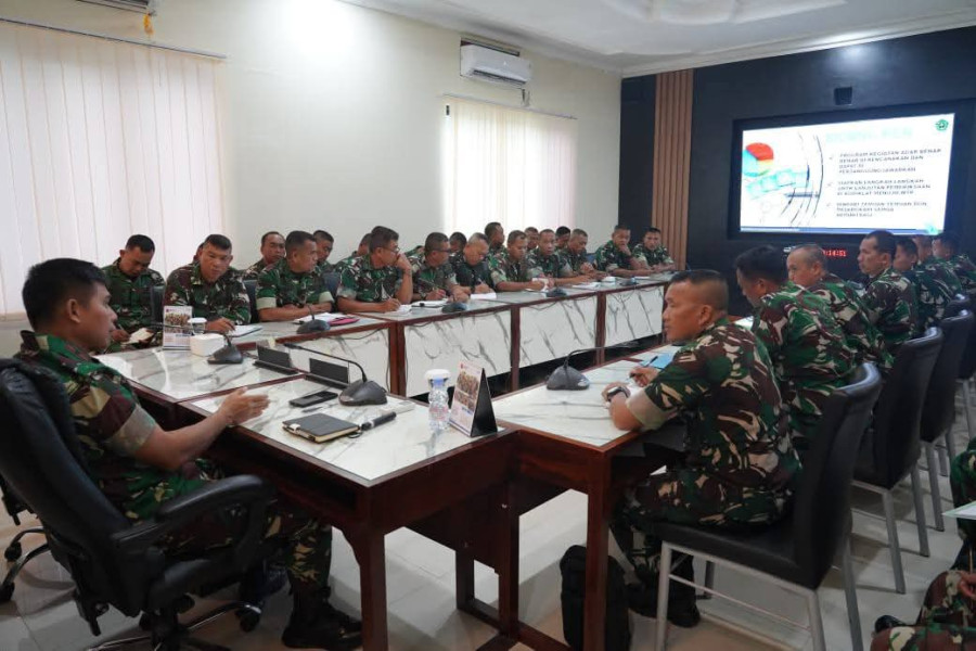 Danpuslatpur Tindak Lanjuti Kebijakan Kasad dalam Rapat Perwira Usai Rapim TNI AD 2026