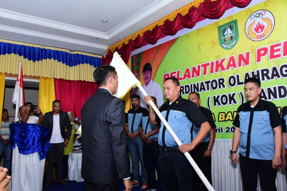 Bupati Bengkalis Menghadiri Pelantikan Pengurus KOK Mandau Priode 2019-2022