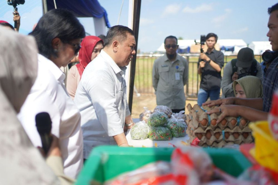 Pemprov Riau dan BI Gelar Pasar Murah, Warga Binawidya Sangat Terbantu