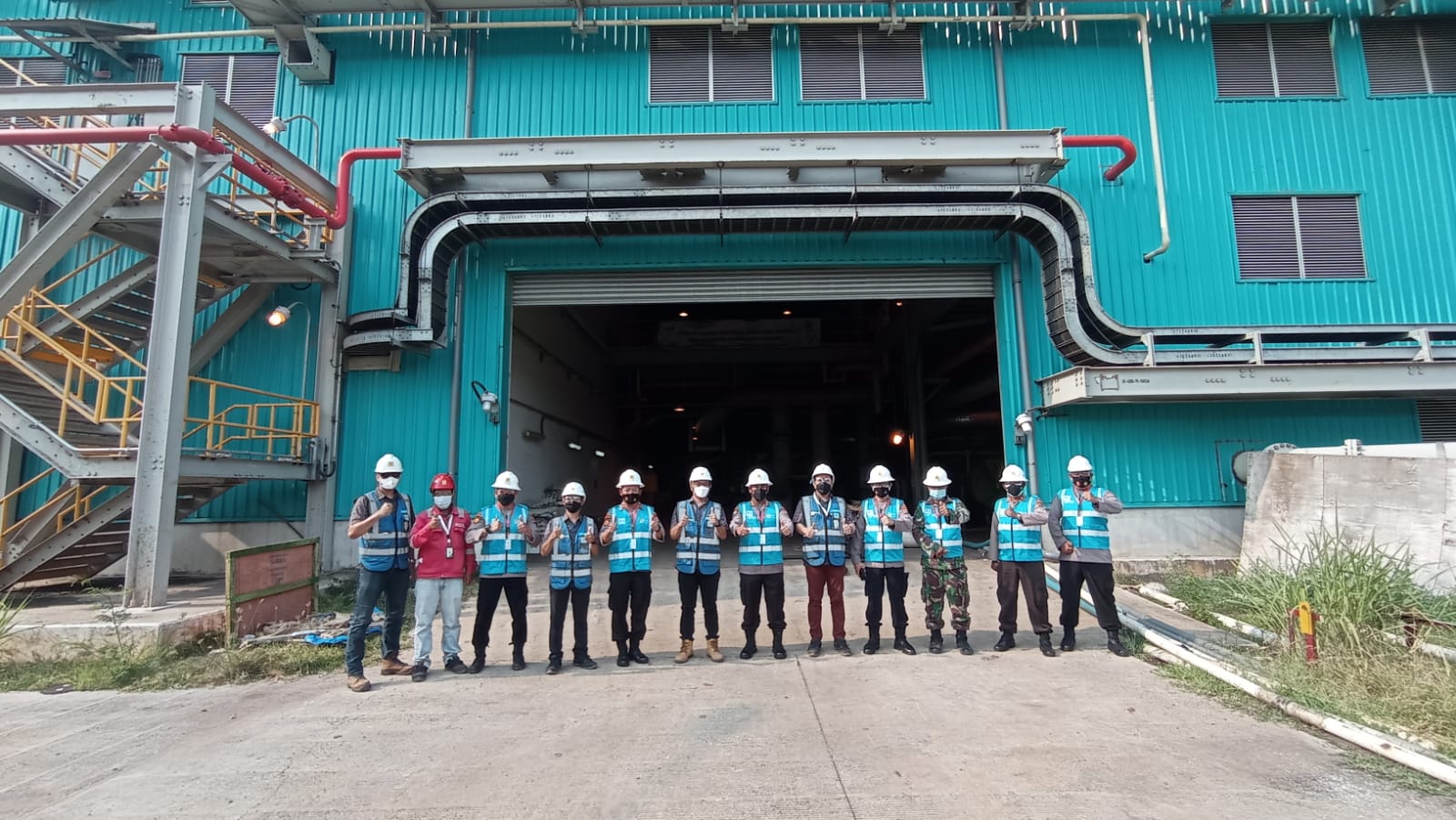 Dirpamobvit Polda Banten Silahturahmi Sekaligus Mengimplementasikan Kerja sama di PLTU 3 Lontar Exte