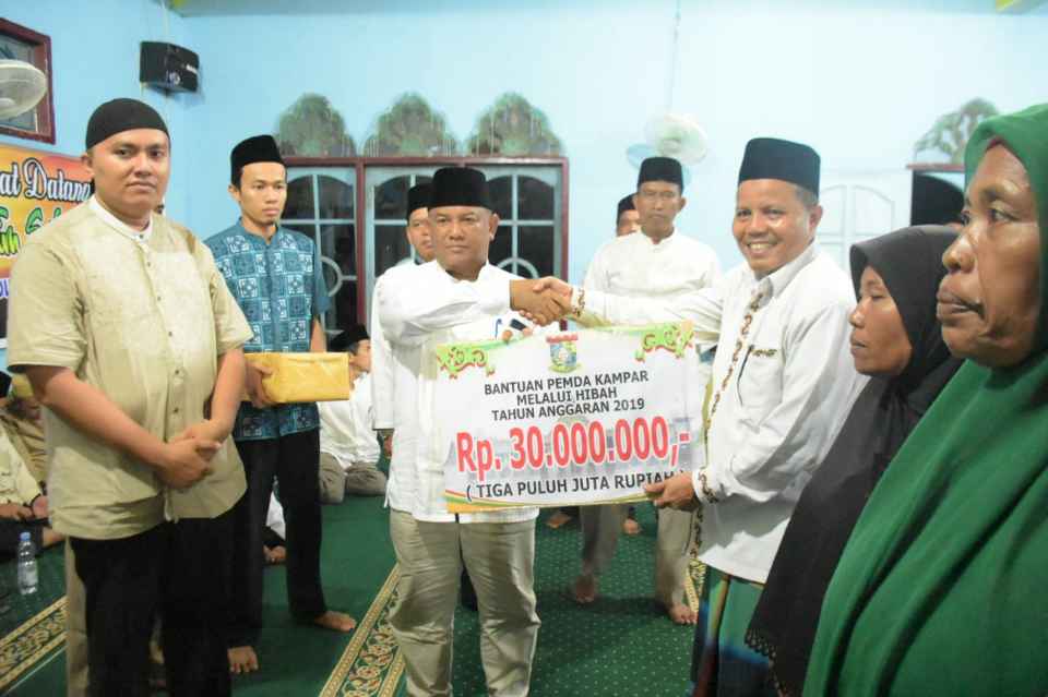 Safari Ramadhan Pemkab Kampar di Desa Sei Geringging Kampar Kiri