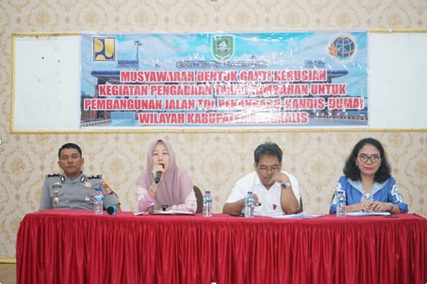 Camat Mandau & BPN Riau Bahas Bentuk Ganti Rugi Penambahan Tanah Lahan Jalan Tol Duri