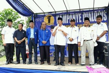 Kampenye Dialogis di Air Tiris, Syamsuar Soroti Masalah Pembangunan Infrastruktur