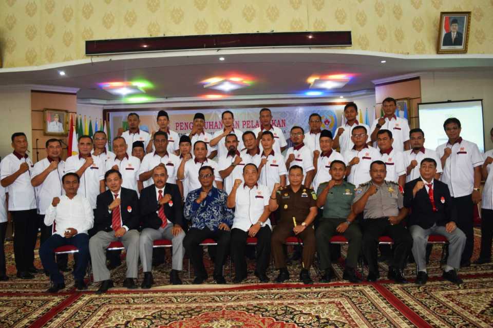 Pengurus Koni Rohil Dilantik