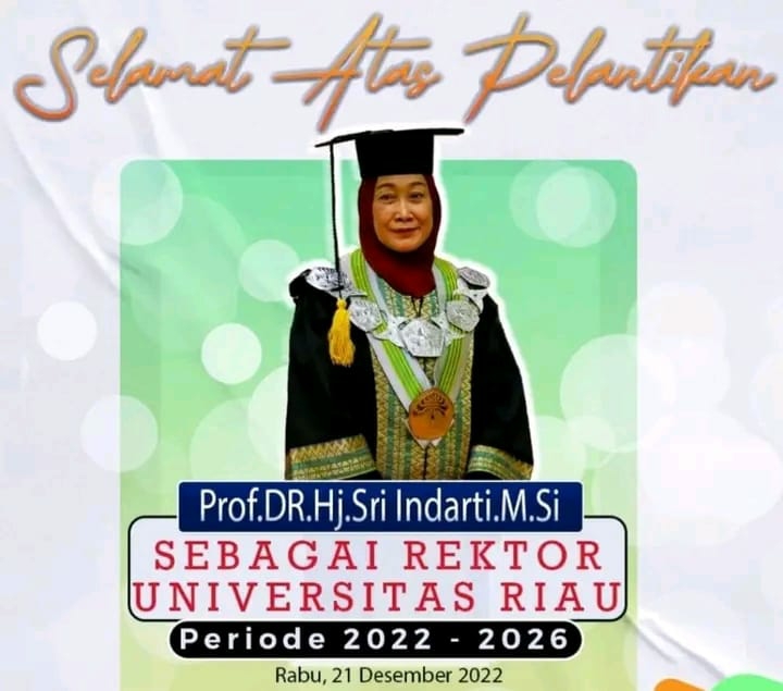 Pangbes LLMB Berikan Ucapan Tahnia Kepada Rektor UNRI periode 2022-2026