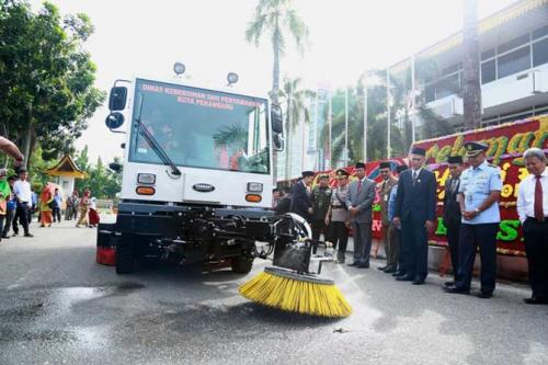Road Sweeper Mobile Hadir Di Pekanbaru