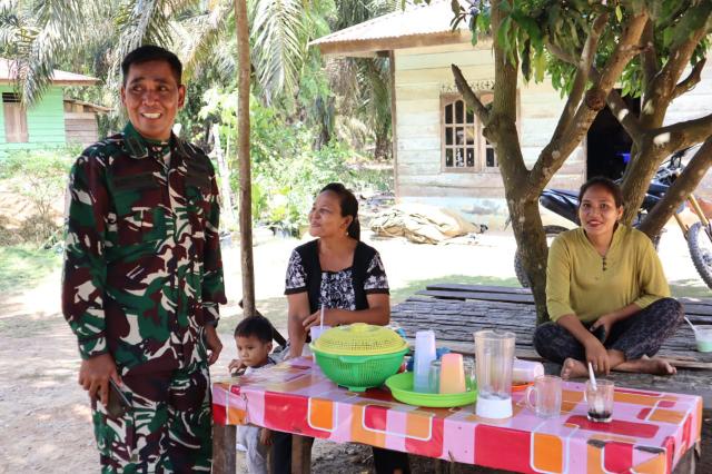 Kasdim: Hubungan Antara TNI Dengan Masyarakat Harus Selalu Akrab, Karena TNI Adalah Tentara Rakyat