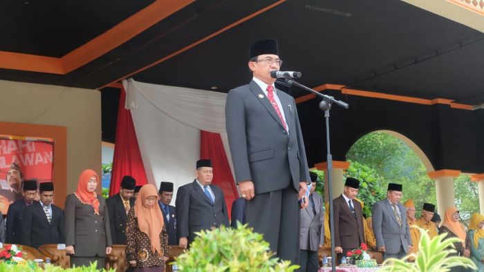 Bupati Inhil Irup Hari Pahlawan Tahun 2017