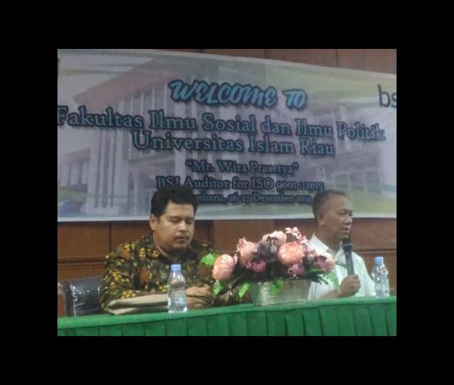 FISIPOL UIR Direkomendasikan Raih ISO 9001:2015