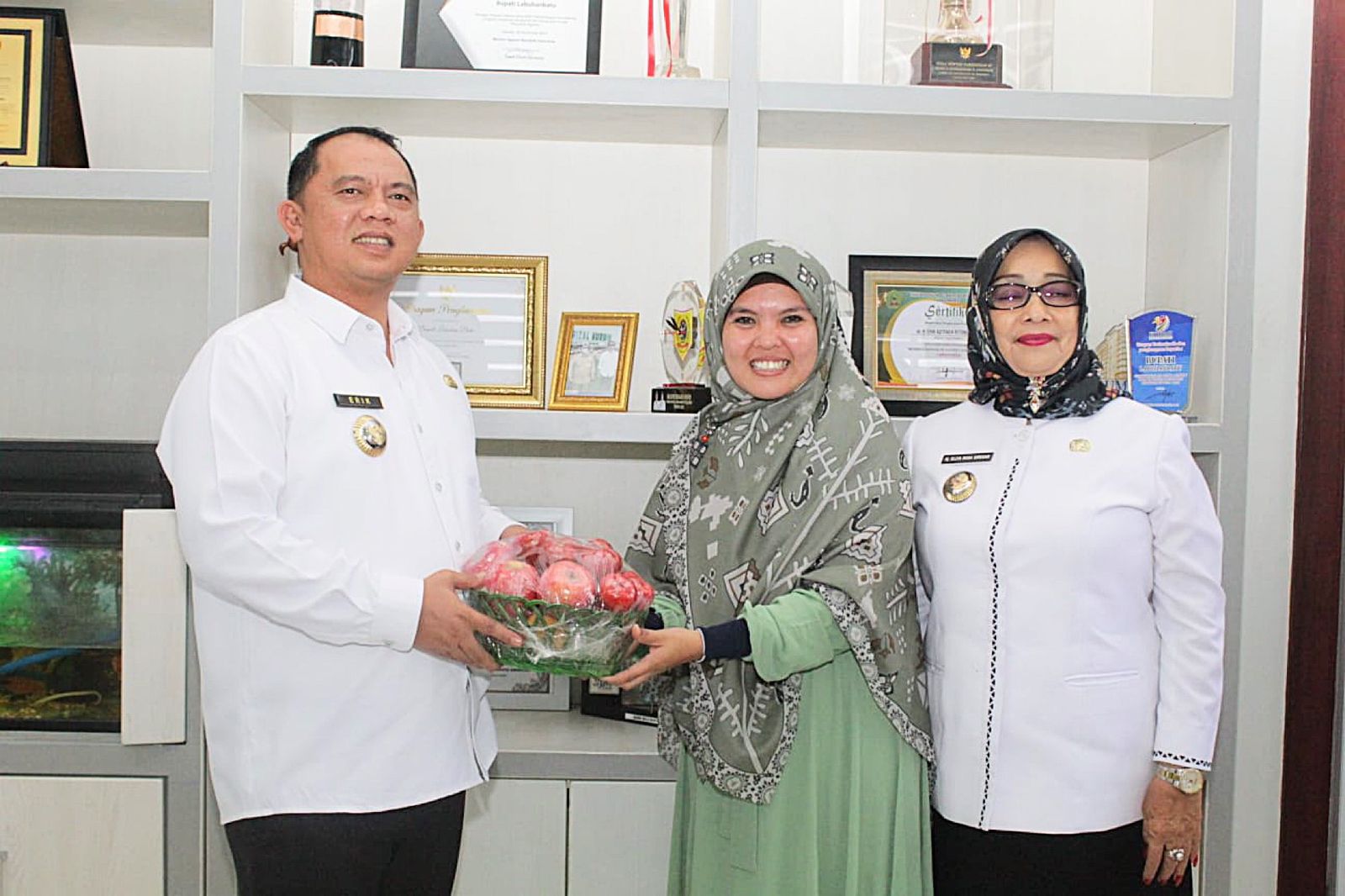 Bupati Labuhanbatu Terima Kunjungan Siswa Siswi SD IT Robbani Rantauprapat