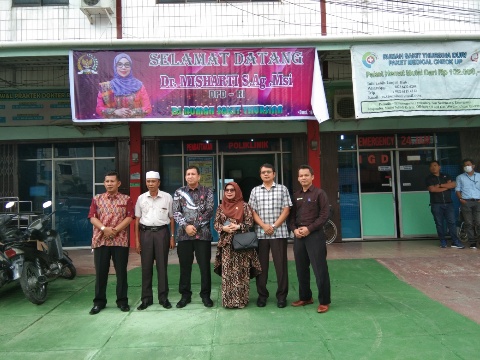 Anggota DPD RI DR Misharti S.Ag, M,Si Kunjungi RS Tursina, Pihak Thursina Ucapkan Terima Kasih