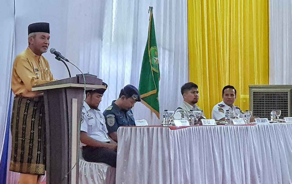 Wabup Buka Diklat Pemberdayaan Mayarakat Angkatan Ke-XVIII Kepulauan Meranti 2019