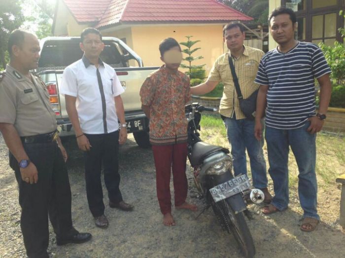 Polres Inhu Amankan Pelaku Curat dan 3 Pelaku Curanmor
