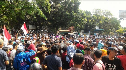 Aparat Polisi Cegah Massa Aksi Deklarasi Massa Deklarasi #2019 Gantipresiden ke Mapolda
