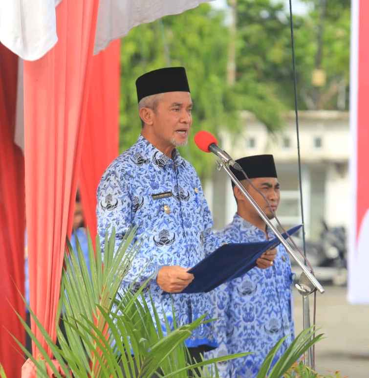 Upacara Peringatan Hari Kelahiran Pancasila di Kepulauan Meranti Berlangsung Hikmat, Wabup Ajak Masy