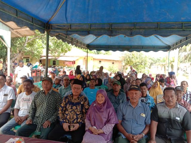 Ketua DPRD Bengkalis Serap Aspirasi Warga Jl.Meranti Km 12 Talang Mandi
