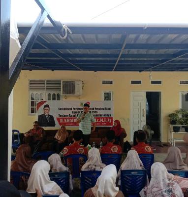 H. Khiarul Umam Taja Sosperda Nomor 10 Tahun 2015 Tentang Tanah Ulayat
