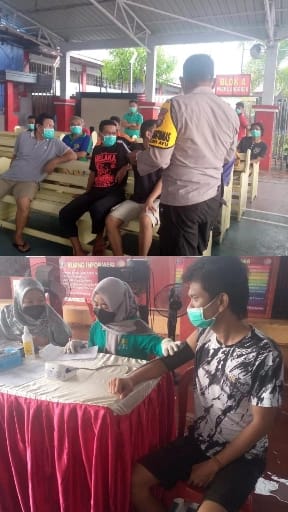 Vaksinasi Booster Perdana di Gelar Di Rutan Kelas II B Dumai.