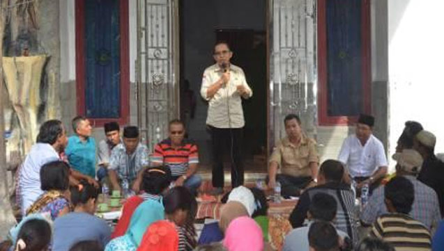 Komisi I DPRD Inhil Tinjau Lahan Sengketa di Kemuning