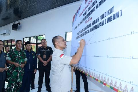 Pemkab Bengkalis Dukung Polres Bengkalis Menuju Wilayah Birokrasi Bersih dan Melayani