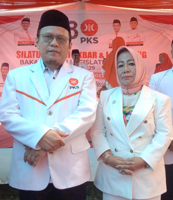 Beri Energi Baru, Elidanetti SH, MH Hadiri Silaturahmi dan Launching Bacaleg PKS 2024