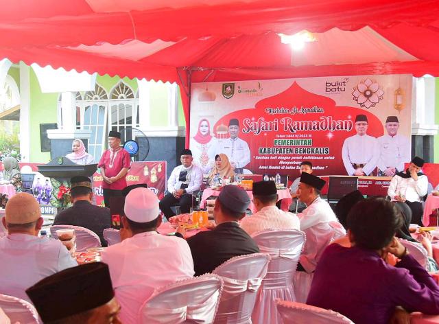 Ramadhan ke-20, Bupati Bengkalis Safari Ramadhan di Bukitbatu