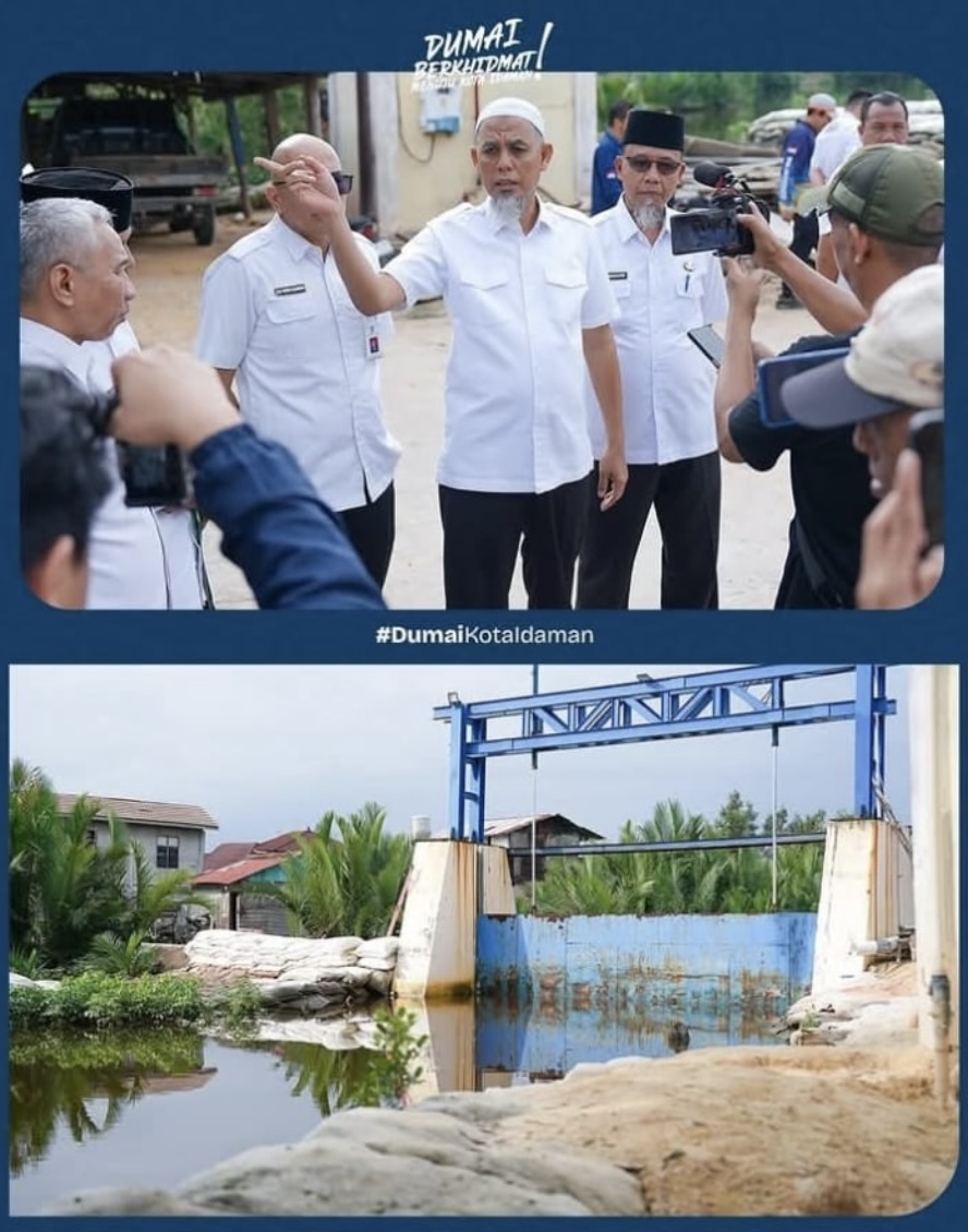 Walikota Dumai Tinjau Lokasi Kawasan Penataan Bantaran Sungai Dumai Dan Lakukan Dialog Dengan Masyar