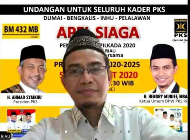 Hendry Munief Ungkap 3 Kekuatan Besar PKS di Pemenangan Pilkada 2020