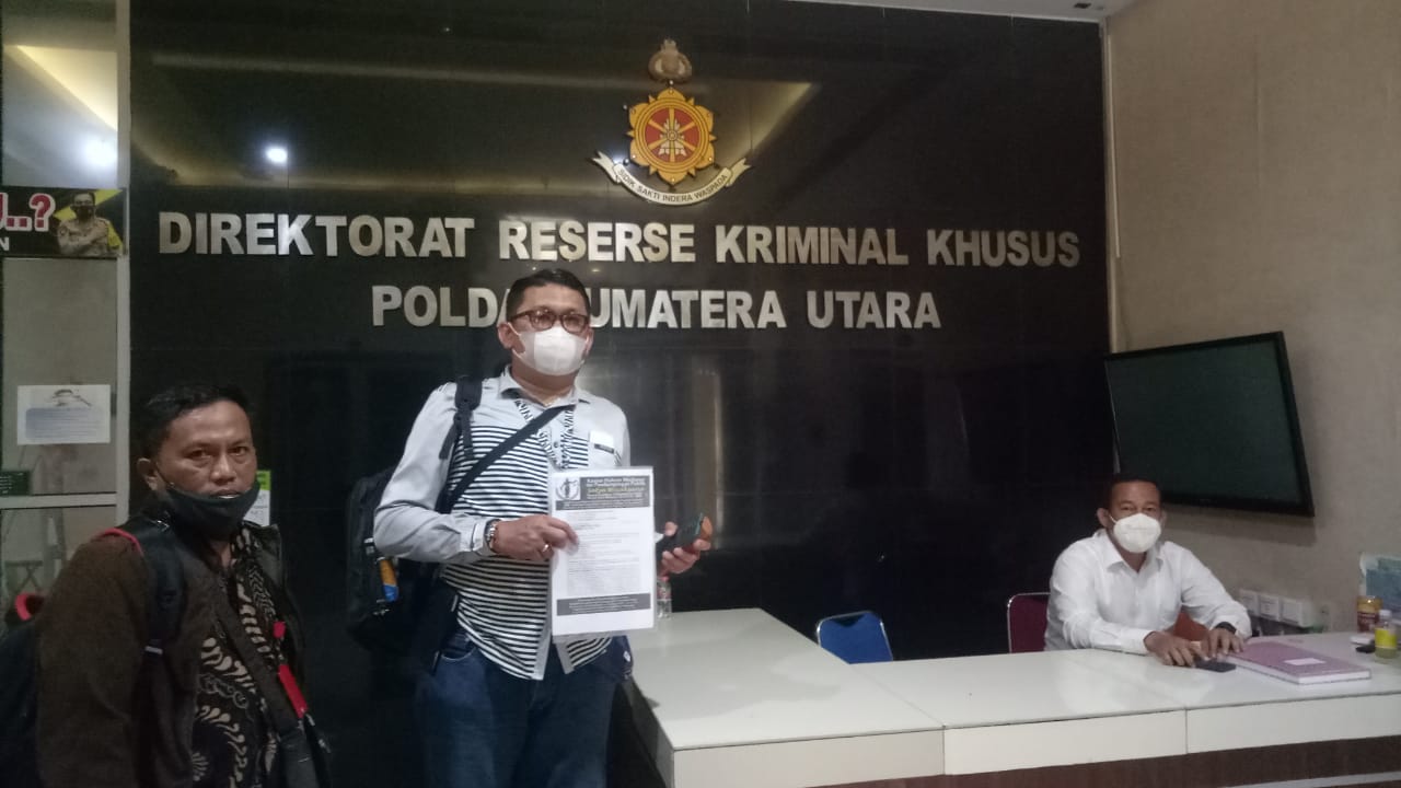 Hari ini Kades di Kec. Sosa Kabupaten Padang Lawas Resmi Dilaporkan ke Polda Sumut