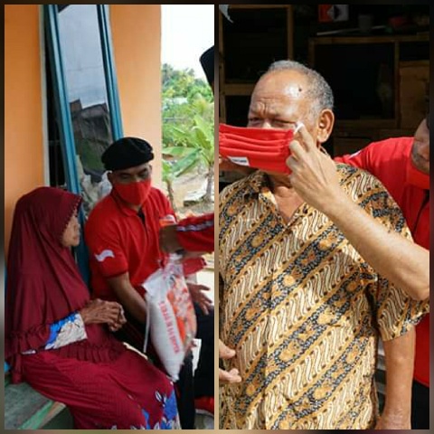 Kade Rismanto Anak Kampong Berbagi Sembako Untuk Sesama