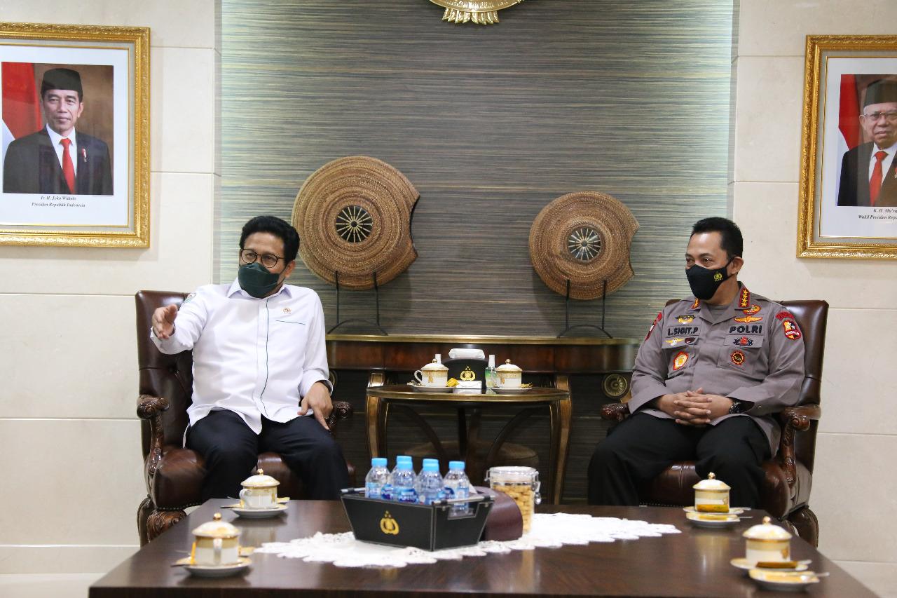 Audiensi Dengan Mendes PDTT, Kapolri Pastikan Pendampingan Edukasi Dana Desa