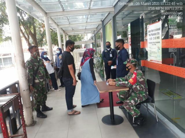 Serma Yulihar : Ingat 3 M Saat Berada Diluar Rumah,Jangan Abaikan Prokes C-19