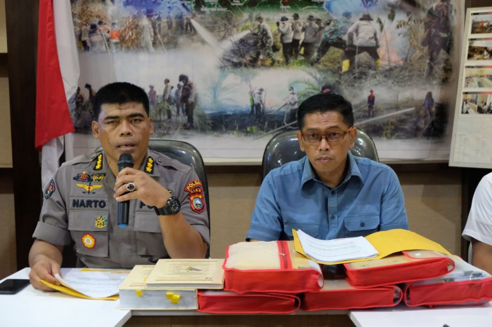 Polda Riau Tetapkan PT SSS Tersangka Kasus Karhutla
