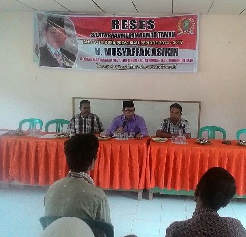 H. Musyafak Asikin Laksanakan Reses Jemput Aspirasi Masyarakat Kemuning