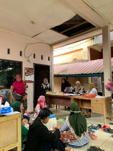 Sukseskan Pencegahan Stunting dan Perbaikan Gizi, KUKERTA UNRI 2023 Bangun Kampung Kelurahan Sekijan