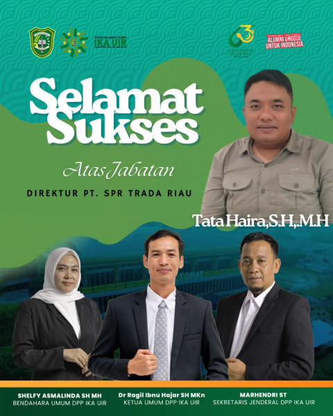 DPP IKA UIR Apresiasi Gubernur Riau: Buka Peluang bagi Anak Muda untuk Berkontribusi di Riau